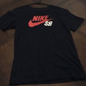 Black and red Nike shirt